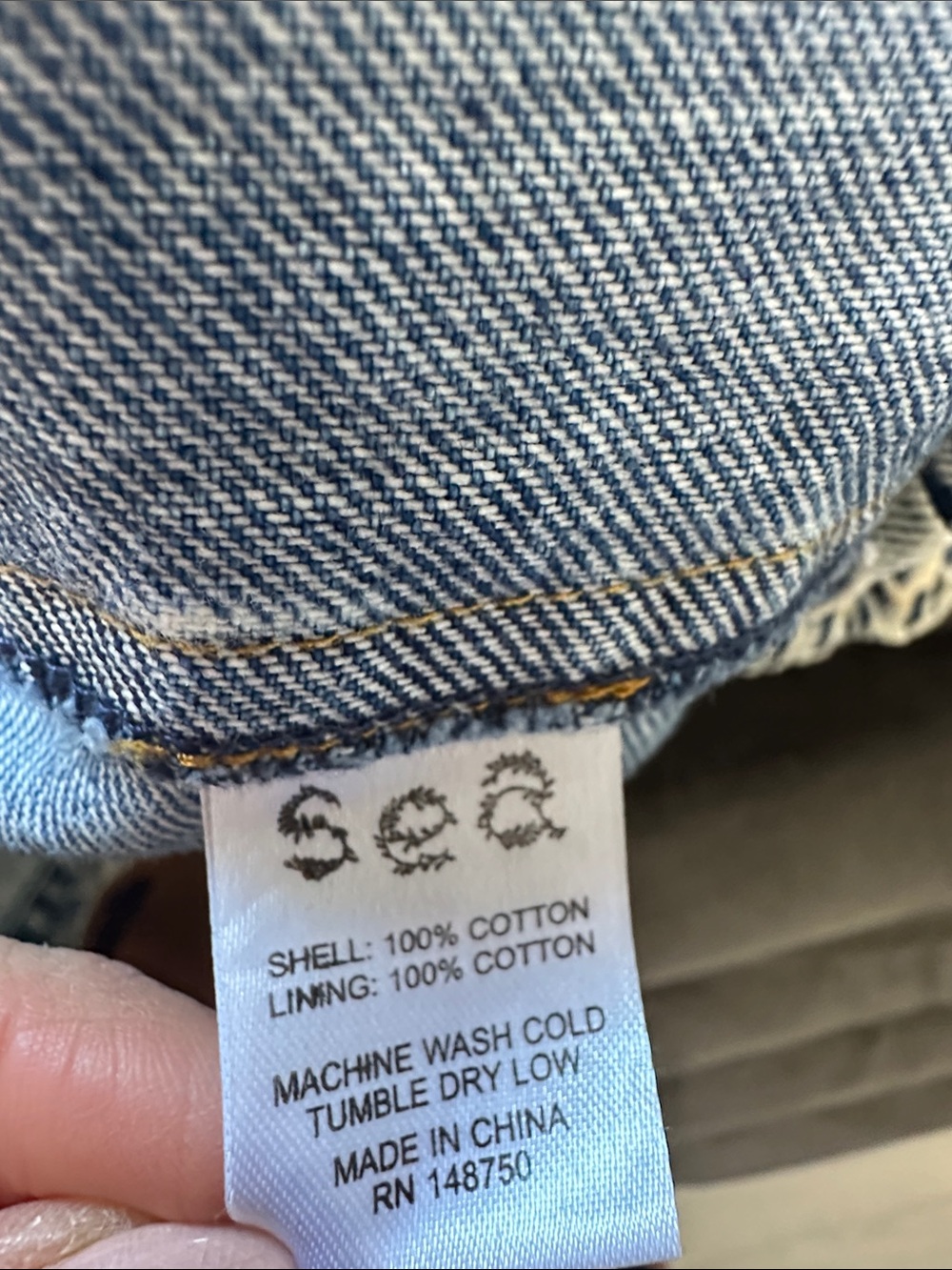 Sea New York Washed Blue Denim-Puff Sleeve Maxi Dress - Picture 4 of 4